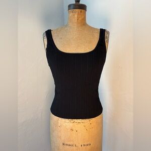 Square-neck Sleeveless Top